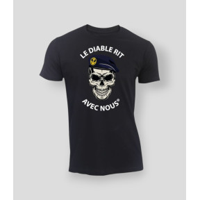 T-shirt 190g LE DIABLE RIT TDM Zwart - Summit Outdoor Lifestyle