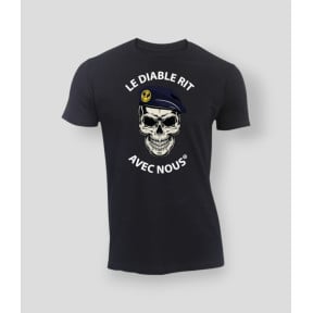 T-shirt 190g LE DIABLE RIT TDM Zwart - Summit Outdoor Lifestyle