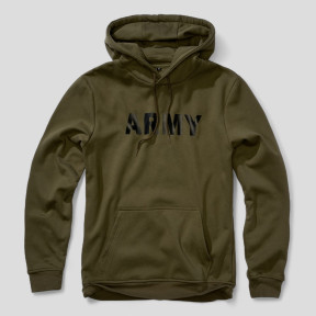 Olive ARMY Hooded Sweatshirt - Brandit