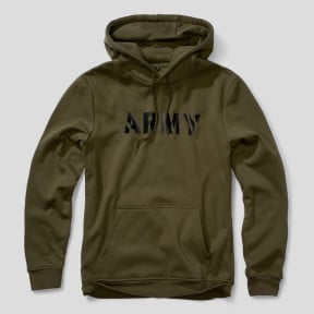 Olive ARMY Hooded Sweatshirt - Brandit