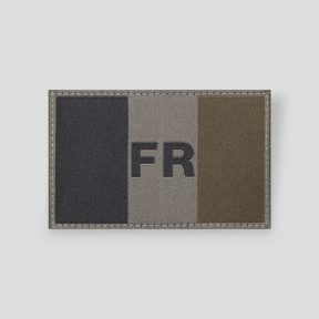 Parche tejido bandera francesa de baja visibilidad - ClawGear