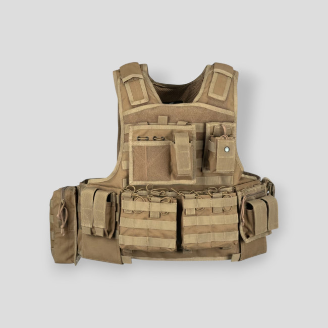 Porte-plaques Combo Coyote - Invader Gear Porte-plaques Combo Coyote - Invader Gear