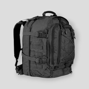 Modulaire rugzak 45/60L zwart - Ares