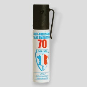 Aérosol anti-agression Gel CS Puissance 70 - 25ml - Le Protecteur
