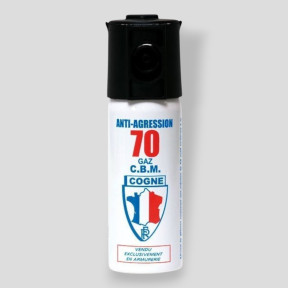 Anti-aanvalsaerosol CS gas kracht 70 - 50ml - Le Protecteur