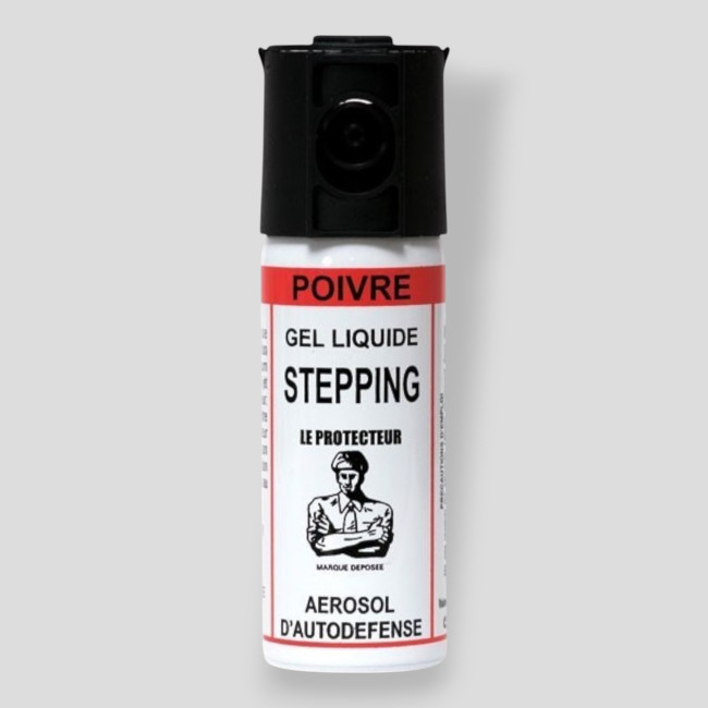 Spray di difesa Gel al peperoncino Stepping - 50ml - Le Protecteur Spray di difesa Gel al peperoncino Stepping - 50ml - Le Protecteur