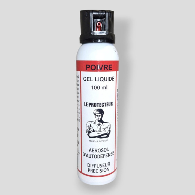Aérosol de défense Gel Poivre Super Pro - 100ml - Le Protecteur Aérosol de défense Gel Poivre Super Pro - 100ml - Le Protecteur