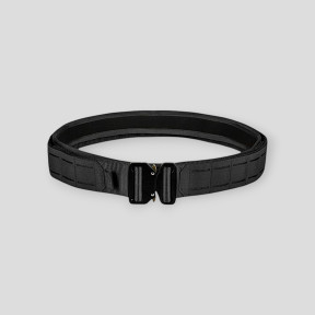 Dubbele cobra zwarte polyester 600D riem - Ares