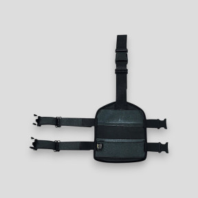 Pannello da gamba con sistema MOLLE - nero - Tasmanian Tiger