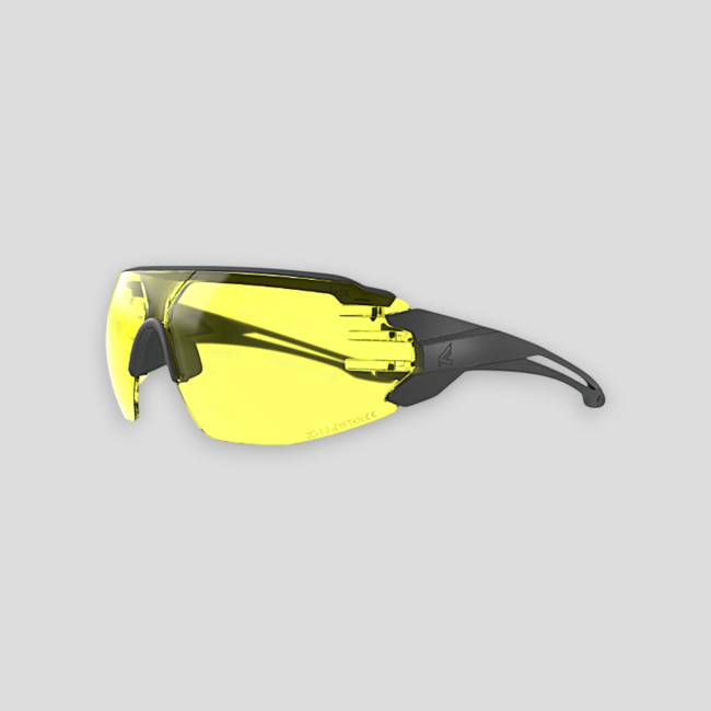 Gafas balísticas Taven (lente amarillo) - Negro - Edge Tactical
