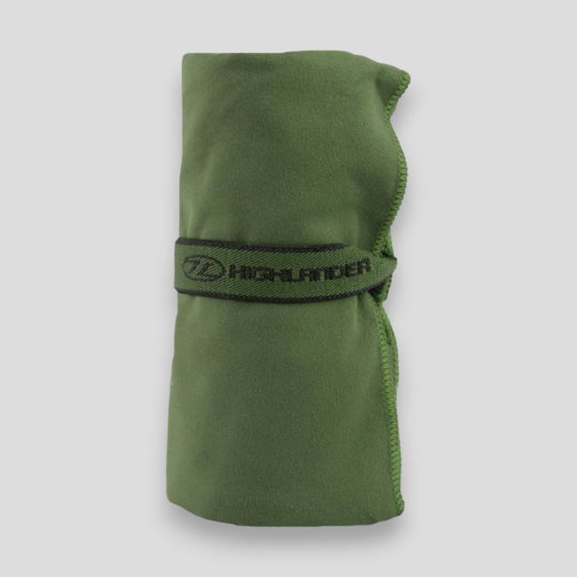 Serviette microfibre 85 x 150 cm Vert OD - Highlander