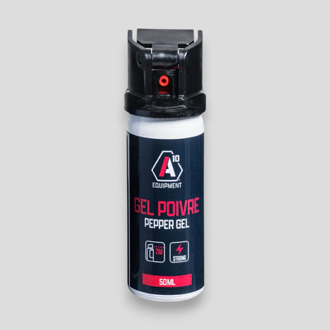 Aérosol de défense gel poivre 50ml Sécu-One - A10 Equipment Aérosol de défense gel poivre 50ml Sécu-One - A10 Equipment