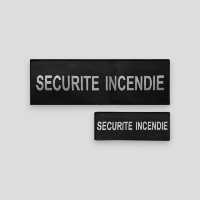 Lote dorsal + banda de pecho Sécu-One Seguridad contra Incendios - Negro - A10 Equipment