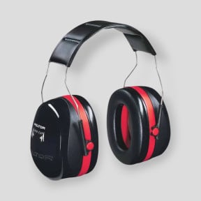 Protetor Auricular Optime III Peltor - Vermelho/Preto - GK