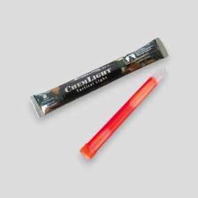Bâton lumineux ChemLight® 15cm (12 heures) - Rouge - Cyalume