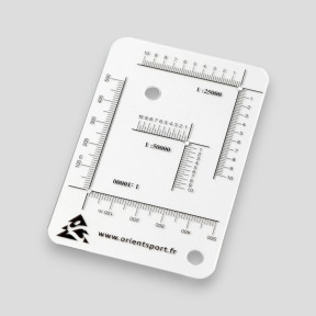 Righello di coordinate UTM - GPS con 3 unità di misura - OrientSport