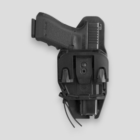 Right-handed inside Bungy 8BL20 holster for handgun - Black - Vega Holster