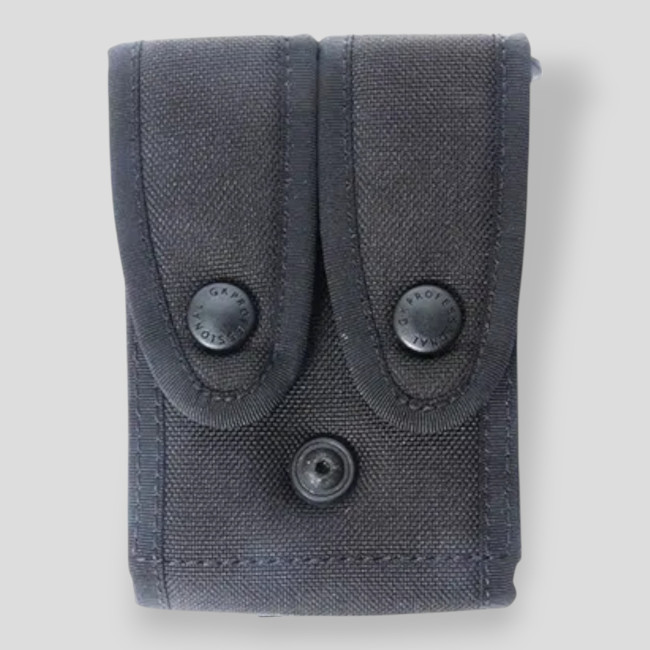 Porta-carregador duplo com aba para pistolas Red Label - Preto - GK