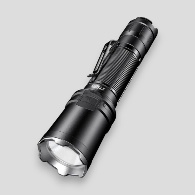Akumulatorowa lampa taktyczna XT11R (1 300 lumenów) - Czarny - Klarus
