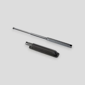 Bastão de defesa telescópico reforçado de 26" - Preto - A10 Equipment