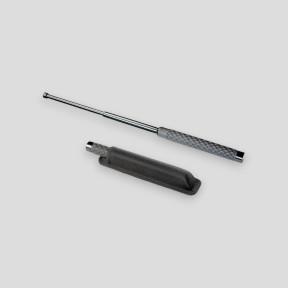 Bastão de defesa telescópico reforçado 16" - Preto - A10 Equipment