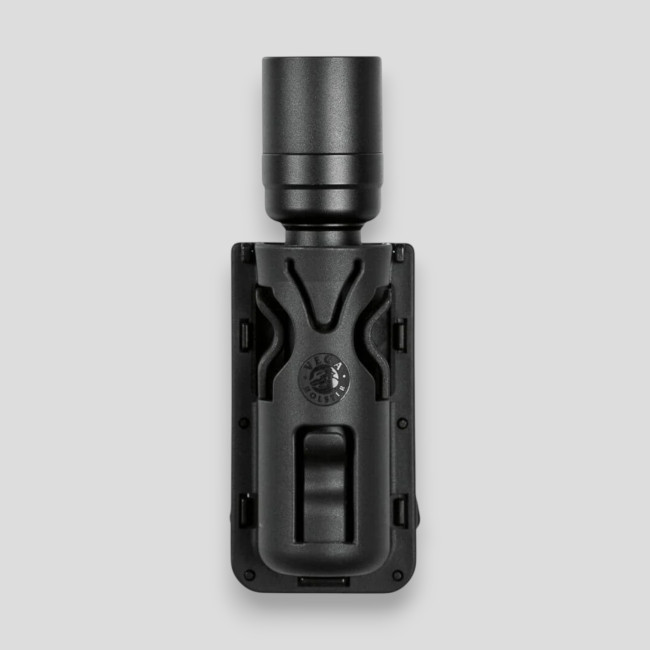 Porta torcia rotante 8VP63 per cintura/cinturone - Nero - Vega Holster