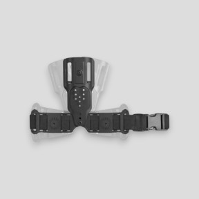 Plaque de hanche compacte 1 sangle 8K28 - Noir - Vega Holster