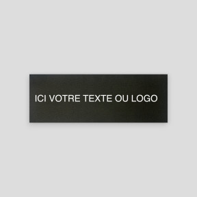 Flap costas neutro personalizável para colete Thor - Preto - VVS
