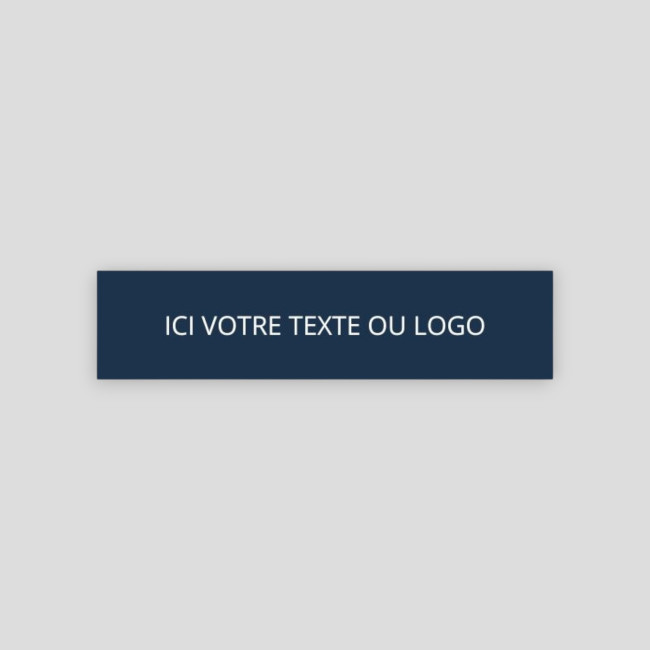 Flap dos neutre à personnaliser pour gilet Thor - Bleu Marine - VVS Flap dos neutre à personnaliser pour gilet Thor - Bleu Marine - VVS