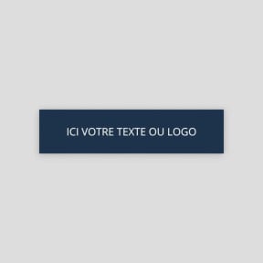 Flap traseiro neutro personalizável para colete Thor - Azul Marinho - VVS