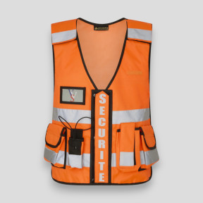 Gilet Tactic Thor HV Sicurezza Privata - Arancione - VVS