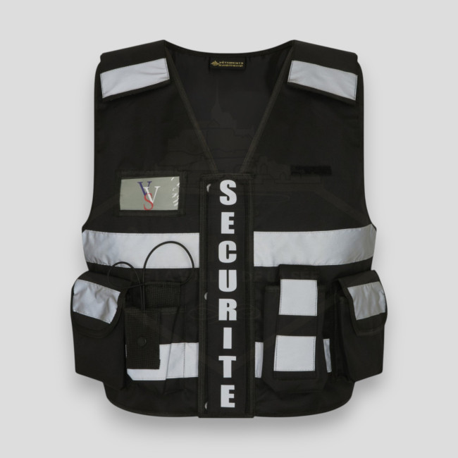 Thor Tactical Vest Private Security - Black - VVS Thor Tactical Vest Private Security - Black - VVS