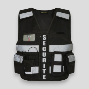 Tactic Thor particuliere beveiliging vest - zwart - VVS