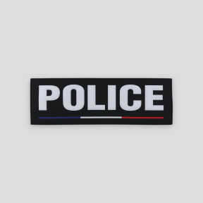 Bandeau d'identification souple POLICE 10 x 30 cm -Patrol Equipement