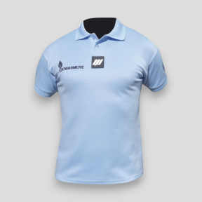 Polo korte mouwen Cooldry met klittenband Gendarmerie dames - Hemelsblauw - Patrol Equipement