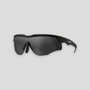 Gafas de protección balística Rogue Comm (kit de 3 pantallas Ahumada/Transparente/Naranja) - Negro - Wiley X
