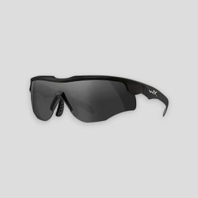 Gafas de protección balística Rogue Comm (kit de 3 pantallas Ahumada/Transparente/Naranja) - Negro - Wiley X