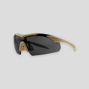 Lunettes de protection balistique Vapor 2.5 (kit 3 écrans Fumé/Incolore/Orange) - Tan - Wiley X