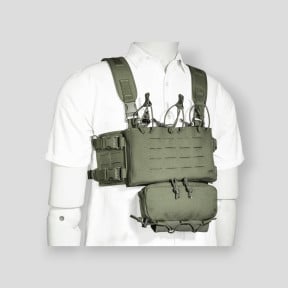 Lightweight Harness with Removable Pouches Olive - Tasmanian Tiger