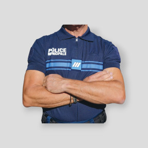 Polo de manga corta Cooldry para Policía Municipal - Equipamiento Patrol