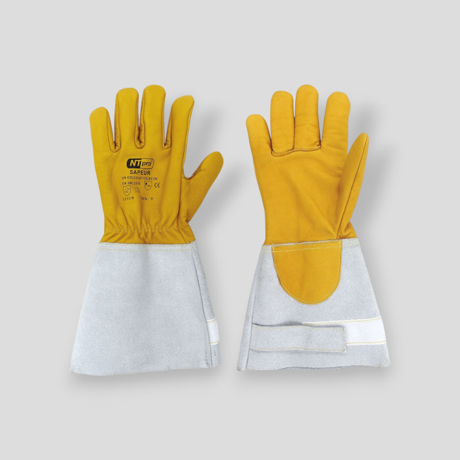 Firefighter Gloves Cowhide Grain Leather - Patrol Equipment Firefighter Gloves Cowhide Grain Leather - Patrol Equipment