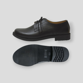 Chaussures de ville en cuir noir -Patrol Equipement