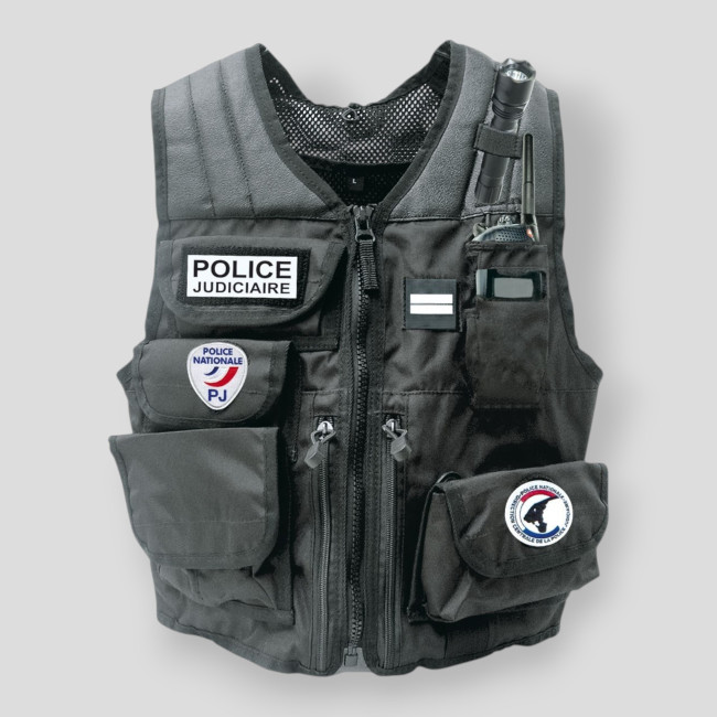 Polizei Identifikationsweste Schwarz - Patrol Equipement
