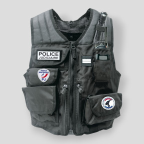 Polizei Identifikationsweste Schwarz - Patrol Equipement
