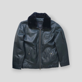 Chaqueta de Cuero Piloto Azul - Patrol Equipement