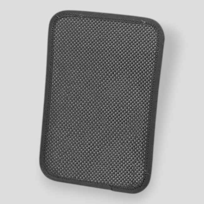 Placa anti-trauma para colete à prova de balas - Preto - GK