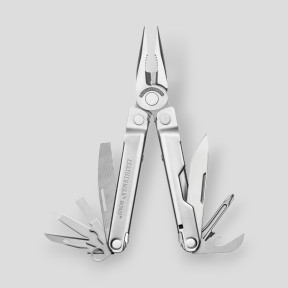 Alicate multifunción 14 herramientas Bond gris con funda - Leatherman