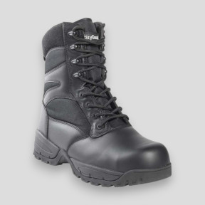 Anfibi Megatech con zip singola - Nero - CityGuard