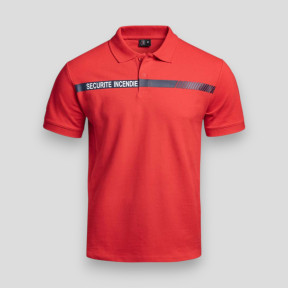 Polo Sicurezza Antincendio - Rosso - CityGuard