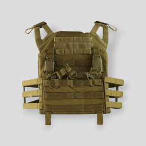 Gilet porta piastra Buckle-tek - Coyote - Kombat Tactical